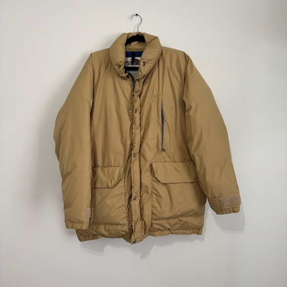 Vintage The North Face Puffer Jacket Coat Down‎  Brown Label USA Mens L - Picture 1 of 9